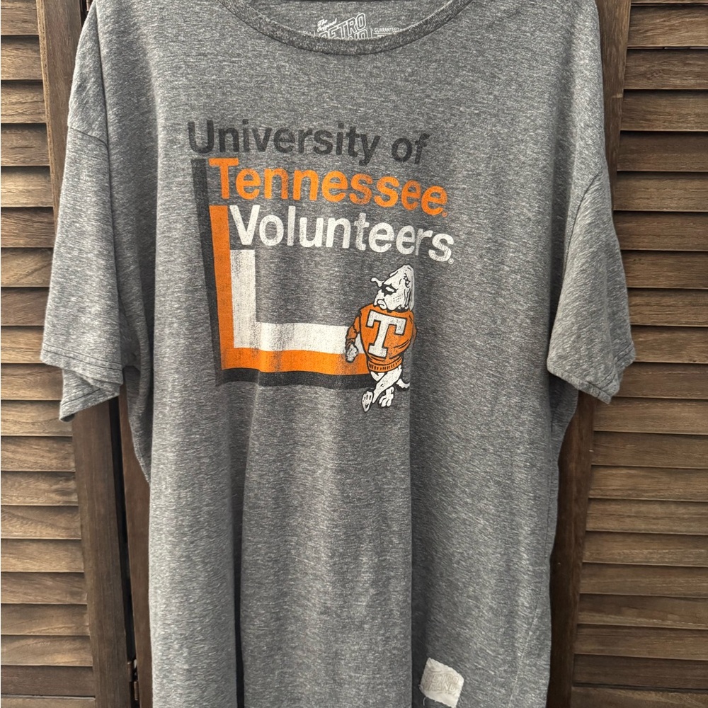 Original Retro Brand Gray University of Tennessee Volunteers Tee